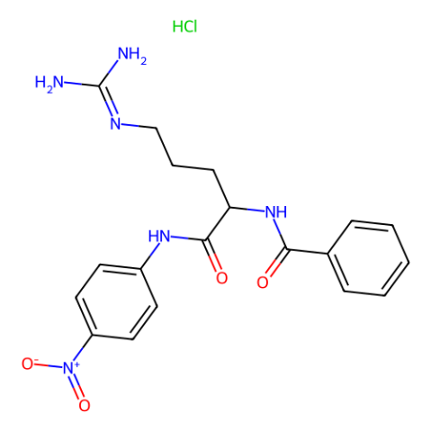 aladdin 阿拉丁 B100879 N-α-苯甲酰-DL-精氨酰-4-硝基苯胺盐酸盐 911-77-3 98%