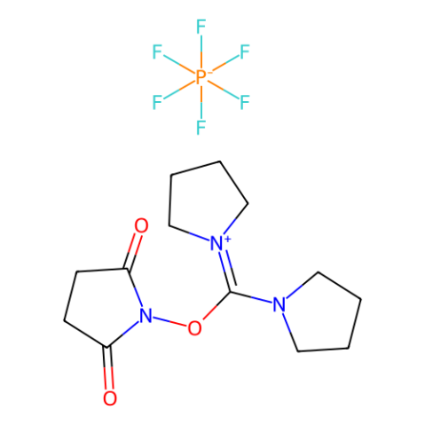 aladdin 阿拉丁 D109331 二吡咯烷基(N-琥珀酰亚氨氧基)碳六氟磷酸盐 207683-26-9 98%