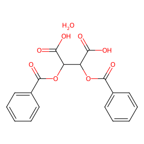 aladdin 阿拉丁 D120023 (-)-O,O′-二苯甲酰-L-酒石酸 一水合物 62708-56-9 98%