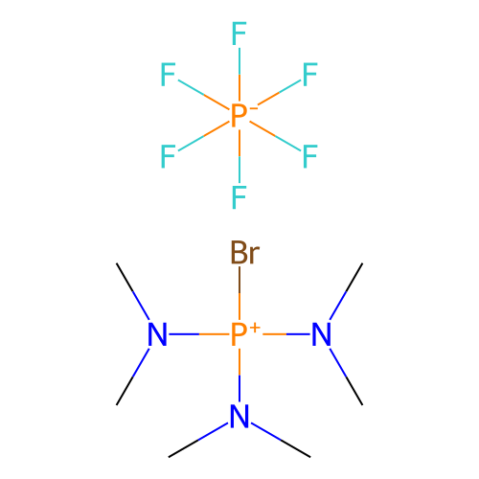 aladdin 阿拉丁 B113336 溴代三(二甲基氨基)磷鎓六氟磷酸盐 50296-37-2 98%