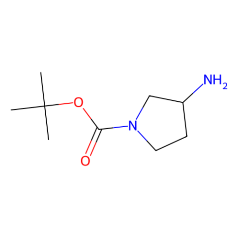 aladdin 阿拉丁 B115465 (s)-(-)-N-叔丁氧羰基-3-氨基吡咯烷 147081-44-5 98%