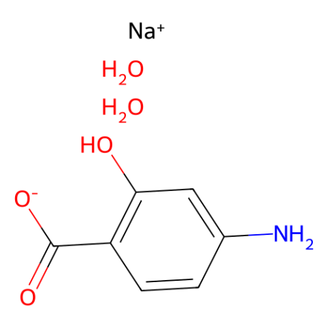 aladdin 阿拉丁 S115316 对氨基水杨酸钠二水合物 6018-19-5 98%