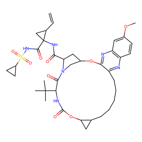 aladdin 阿拉丁 M124903 MK-5172,Hepatitis C Virus NS3/4A Protease 抑制剂 1350514-68-9 98%