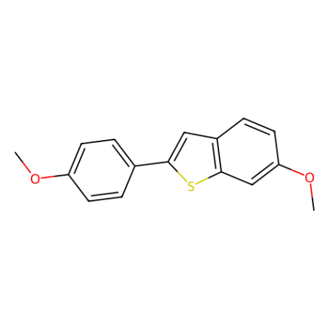 aladdin 阿拉丁 M123349 6-甲氧基-2-(4-甲氧苯基)苯并[b]噻吩 63675-74-1 98%