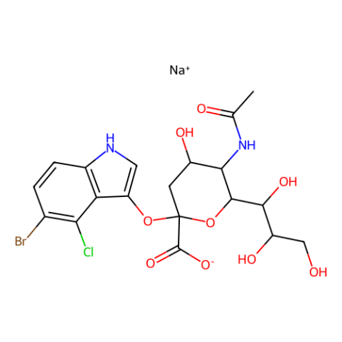 aladdin 阿拉丁 X110183 5-溴-4-氯-3-吲哚基-α-D-N-乙酰神经氨酸钠盐(X-NeuNAc) 160369-85-7 97%