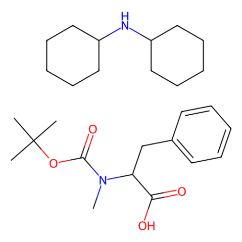 aladdin 阿拉丁 B117116 N-叔丁氧羰基-N-甲基-L-苯丙氨酸二环己胺盐 40163-88-0 97%