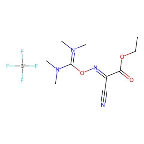aladdin 阿拉丁 E102847 O-[(乙氧羰基)氰基亚甲基氨基]-N,N,N',N'-四甲基脲四氟硼酸盐 136849-72-4 98%