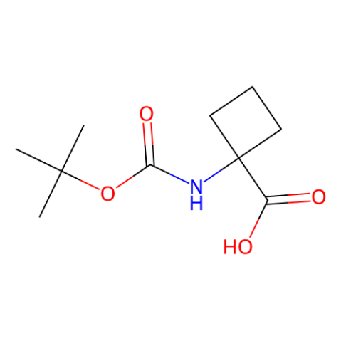 aladdin 阿拉丁 B124649 N-Boc-1-氨基环丁烷羧酸 120728-10-1 97%