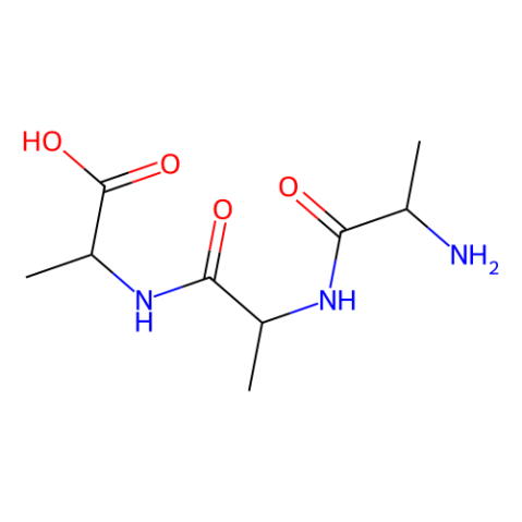 aladdin 阿拉丁 A121365 L-丙氨酰-L-丙氨酰-L-丙氨酸 三氟乙酸盐 5874-90-8 98%