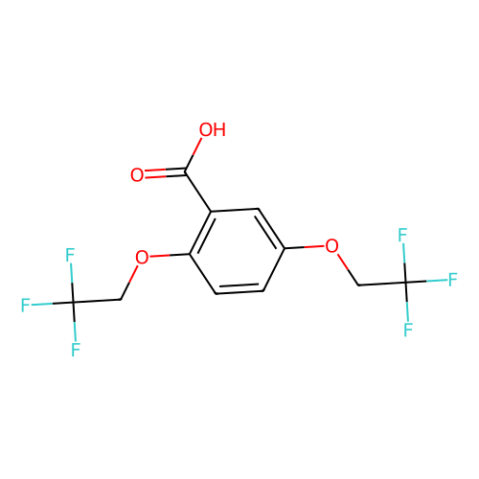 aladdin 阿拉丁 B120065 2,5-双(2,2,2-三氟乙氧基)苯甲酸 35480-52-5 98%