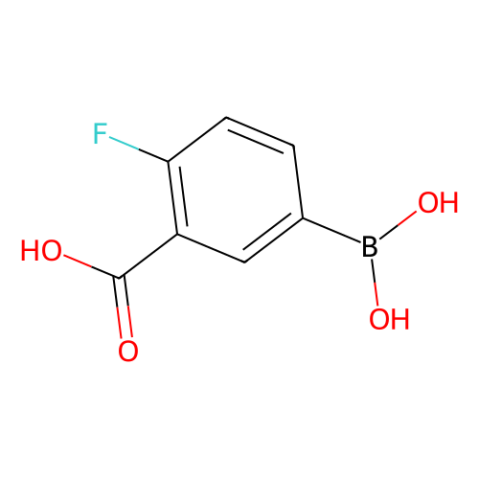 aladdin 阿拉丁 C104194 3-羧基-4-氟苯硼酸（含不等量的酸酐） 872460-12-3 97%