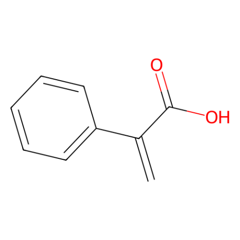 aladdin 阿拉丁 P121707 2-苯基丙烯酸 492-38-6 90%