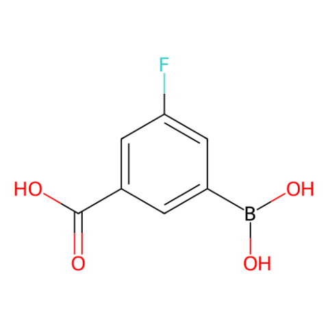 aladdin 阿拉丁 C123998 3-羧基-5-氟苯基硼酸(含有数量不等的酸酐) 871329-84-9 98%