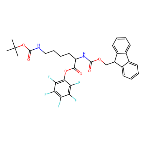 aladdin 阿拉丁 F116833 N-芴甲氧羰基-N'-叔丁氧羰基-L-赖氨酸五氟苯酯 86060-98-2 98%