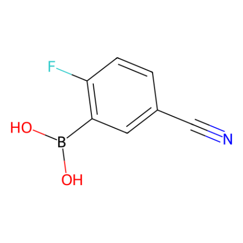 aladdin 阿拉丁 C100740 5-氰基-2-氟苯硼酸 (含不同量的酸酐) 468718-30-1 97%