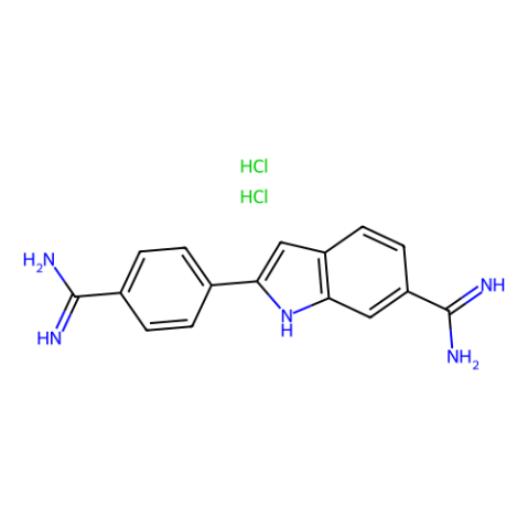 aladdin 阿拉丁 D106471 4',6-二脒基-2-苯基吲哚二盐酸盐 28718-90-3 98%