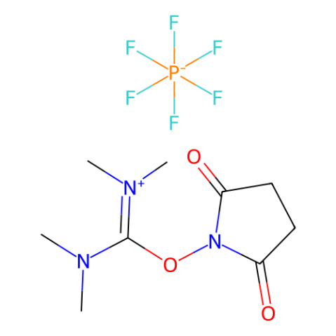 aladdin 阿拉丁 S109332 N,N,N',N'-四甲基-O-(N-琥珀酸亚胺基)脲六氟磷酸盐 265651-18-1 98%