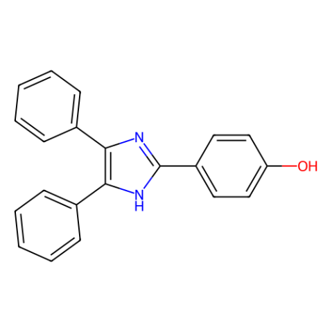 aladdin 阿拉丁 D120779 4-(4,5-二苯基-1H-咪唑-2-基)苯酚 1752-94-9 98%