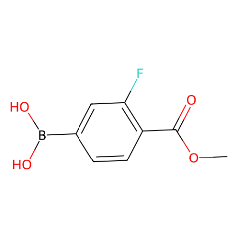 aladdin 阿拉丁 F120102 3-氟-4-(甲氧羰基)苯硼酸 (含不同量的酸酐) 505083-04-5 97%