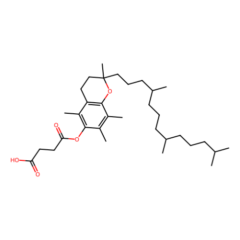 aladdin 阿拉丁 T106365 D-α-生育酚琥珀酸酯 4345-03-3 98%