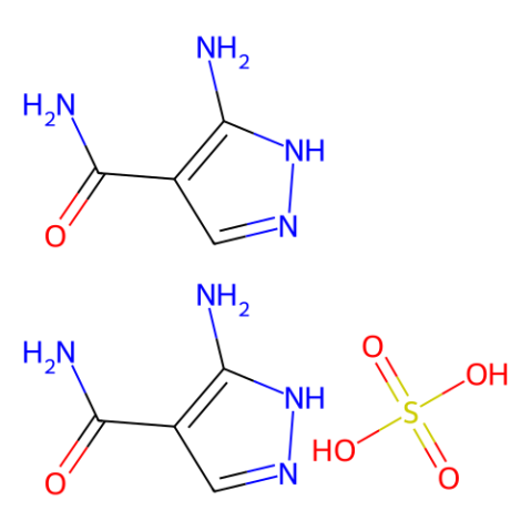 aladdin 阿拉丁 A102971 3-氨基-4-甲酰胺基吡唑半硫酸盐 27511-79-1 98%