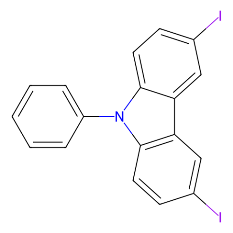 aladdin 阿拉丁 D154454 3,6-二碘-9-苯基咔唑 57103-21-6 98%