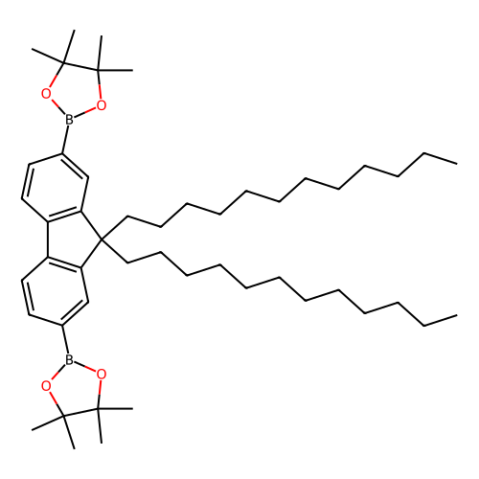 aladdin 阿拉丁 B152101 2,7-双(4,4,5,5-四甲基-1,3,2-二氧硼戊环-2-基)-9,9-双(十二烷基)芴 749900-93-4 98%