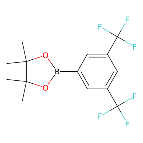 aladdin 阿拉丁 B153056 2-[3,5-双(三氟甲基)苯基]-4,4,5,5-四甲基-1,3,2-二氧杂环戊硼烷 69807-91-6 98%
