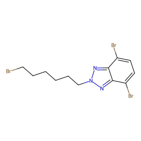 aladdin 阿拉丁 D155687 4,7-二溴-2-(6-溴己基)苯并三唑 890704-02-6 97%