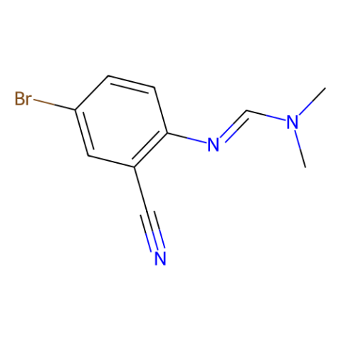 aladdin 阿拉丁 N158977 N'-(4-溴-2-氰苯基)-N,N-二甲基甲脒 39255-60-2 98%