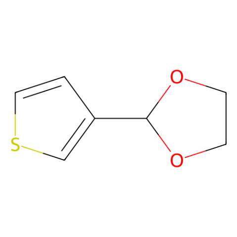aladdin 阿拉丁 T162825 2-(3-噻吩基)-1,3-二氧戊环 13250-82-3 97%