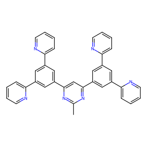 aladdin 阿拉丁 B292986 4,6-双(3,5-二(2-吡啶)基苯基)-2-甲基嘧啶 1266181-51-4 Sublimed >99%