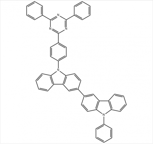 aladdin 阿拉丁 D493813 9-(4-(4,6-二苯基-1,3,5-三嗪-2-基)苯基)-9'-苯基-3,3'-双-9氢咔唑 1345338-65-9 99%