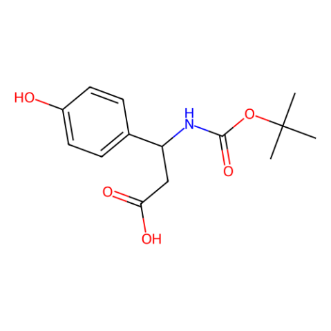aladdin 阿拉丁 I170613 Boc-(S)-3-氨基-3-(4-羟基苯基)-丙酸 499995-80-1 98.0% (HPLC)