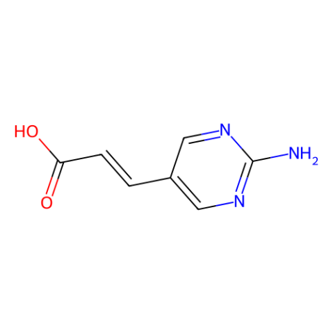 aladdin 阿拉丁 E478971 (2E)-3-(2-氨基嘧啶-5-基)丙烯酸 335030-80-3 95%