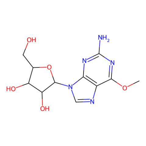 aladdin 阿拉丁 O304638 6-O-甲基鸟苷 7803-88-5 98%