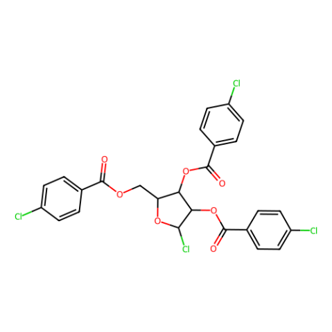 aladdin 阿拉丁 C348184 alpha-D-氯化呋喃核糖三(4-氯苯甲酸)酯 125598-74-5 97%