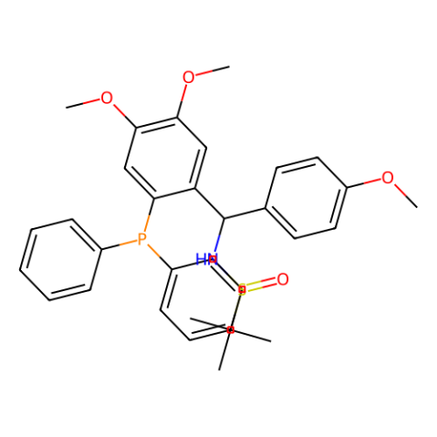 aladdin 阿拉丁 S399506 [S(R)]-N-[(S)-[2-(二苯基膦)-4,5-二甲氧基苯基](4-甲氧基苯基)甲基]-2-叔丁基亚磺酰胺 2417456-70-1 ≥95%