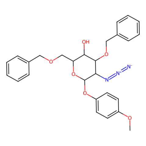 aladdin 阿拉丁 M404638 4-甲氧苯基-2-叠氮-3,6-二-O-苯基-2-脱氧-β-D-吡喃葡萄糖苷 1272755-25-5 98%