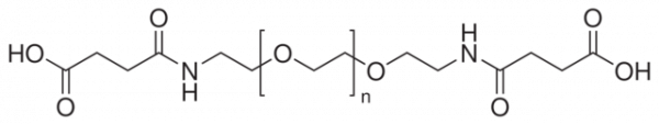 aladdin 阿拉丁 B122210 α,ω-双{2-[(3-羧基-1-氧丙基)氨基]乙基}聚乙二醇 74558-41-1 分子量~2000