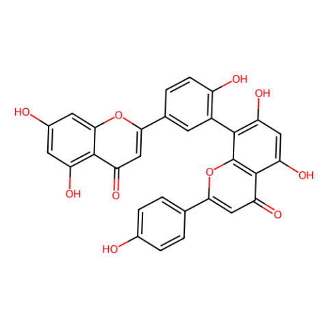 aladdin 阿拉丁 A123660 穗花杉双黄酮 1617-53-4 ≥99.0%(HPLC)