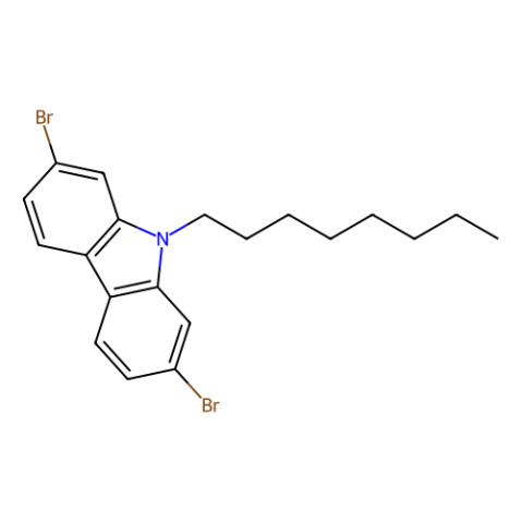 aladdin 阿拉丁 D154474 2,7-二溴-9-正辛基咔唑 726169-75-1 98.0%