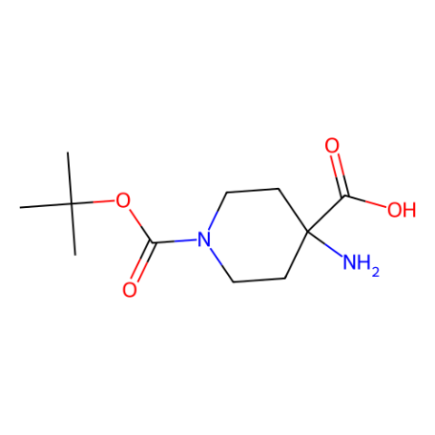 aladdin 阿拉丁 B119056 1-Boc-4-氨基哌啶-4-羧酸 183673-71-4 ≥97%