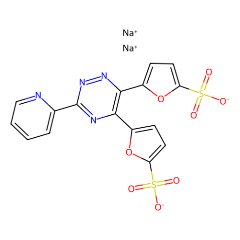 aladdin 阿拉丁 P120016 3-(2-吡啶基)-5,6-二(2-呋喃基)-1,2,4-三嗪-5′,5′′-二磺酸 二钠盐 79551-14-7 for spectrophotometric det. of Fe, ≥99.0%