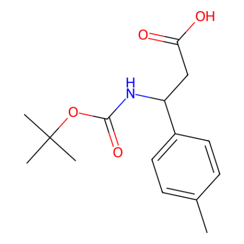 aladdin 阿拉丁 I135919 Boc-R-3-氨基-3-(4-甲基-苯基)-丙酸 479064-97-6 ≥98.0% (HPLC)