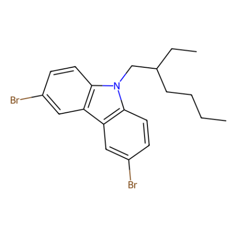 aladdin 阿拉丁 D154450 3,6-二溴-9-(2-乙基己基)咔唑 173063-52-0 98%(HPLC)