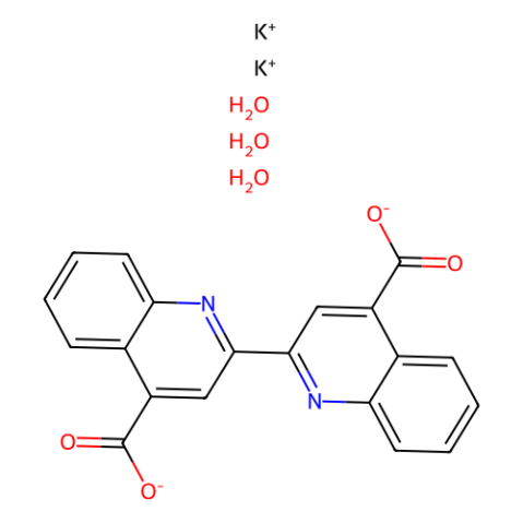 aladdin 阿拉丁 B138461 2,2’-联喹啉-4,4’-二甲酸二钾盐三水物 207124-63-8 ≥99%