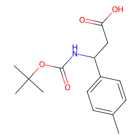 aladdin 阿拉丁 I134981 Boc-S-3-氨基-3-(4-甲基-苯基)-丙酸 479064-96-5 ≥98.0% (HPLC)