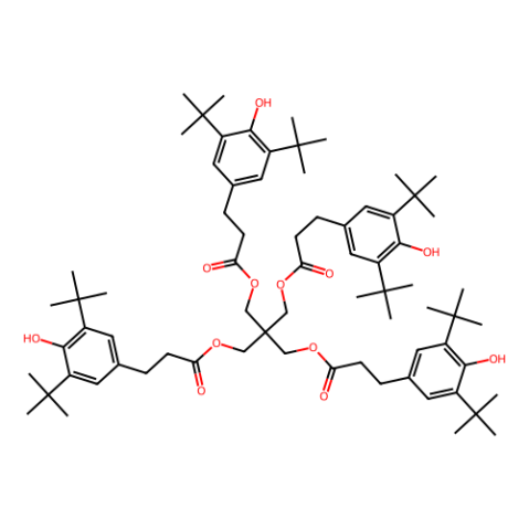 aladdin 阿拉丁 P136696 四(3,5-二叔丁基-4-羟基氢化肉桂酸)季戊四醇酯 6683-19-8 ≥95.0%(HPLC)