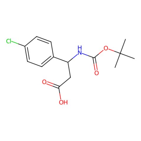 aladdin 阿拉丁 I133452 Boc-R-3-氨基-3-(4-氯-苯基)-丙酸 479064-93-2 ≥98.0% (HPLC)
